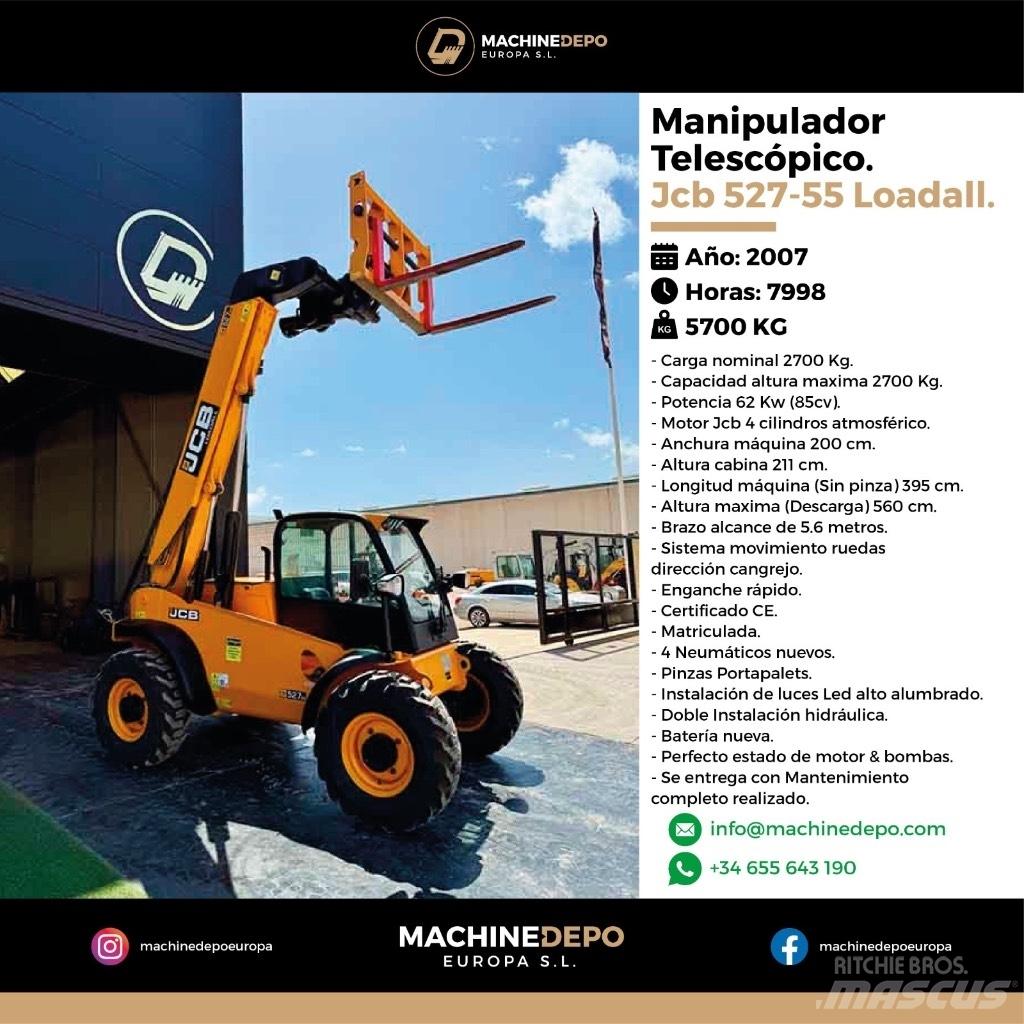 JCB 527-55 Ładowarki teleskopowe