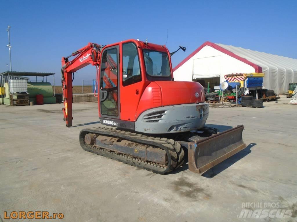 Kubota KX 080-3 Koparki gąsienicowe