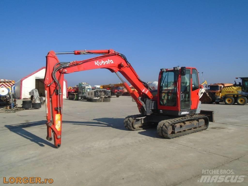 Kubota KX 080-3 Koparki gąsienicowe