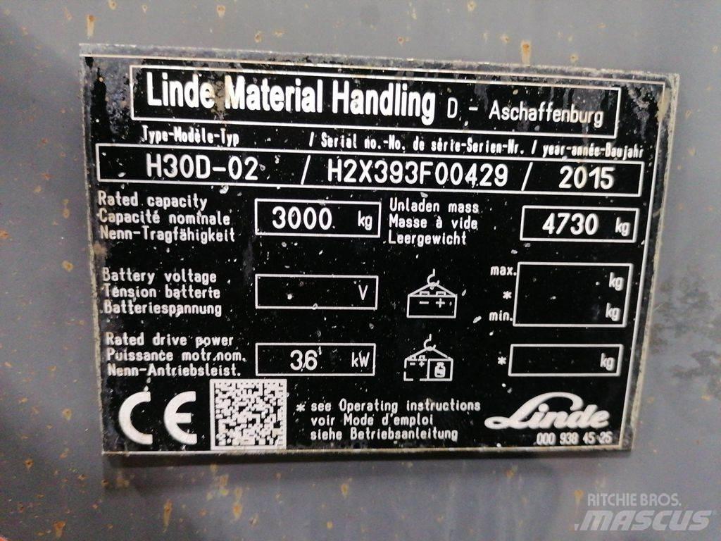 Linde H30D-02 Wózki Diesla