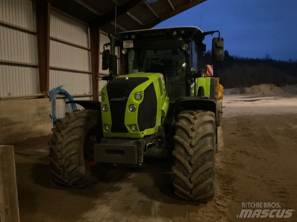CLAAS ARION 650 cis + Ciągniki rolnicze