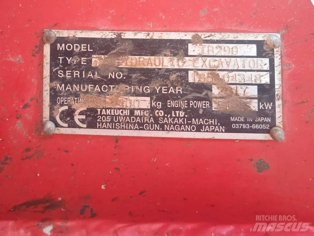 Takeuchi TB290 Minikoparki