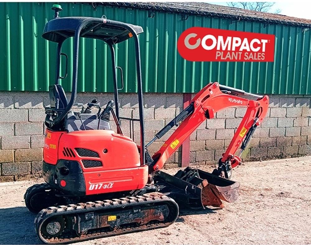 Kubota U17-3a Minikoparki