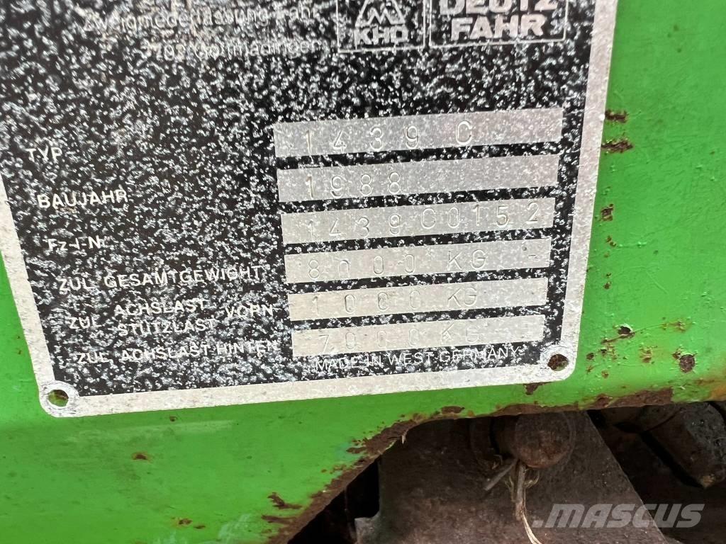 Deutz-Fahr FE 6.37 Przyczepy samozaładowcze