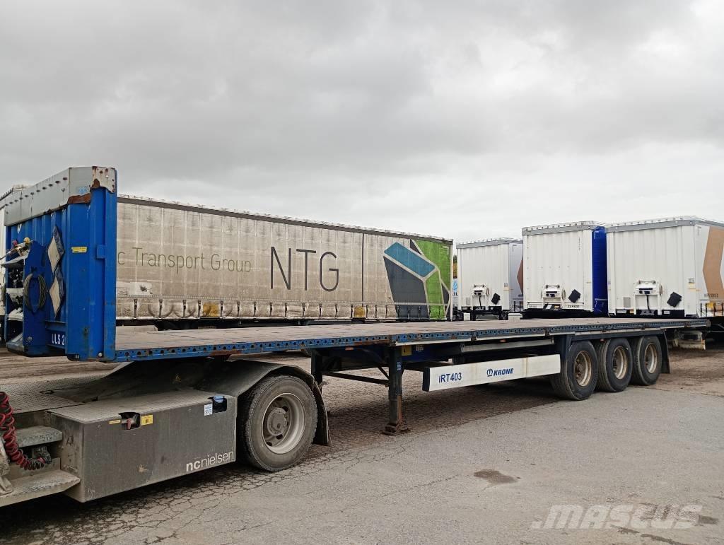 Krone FLAKTRAILER Platformy / Naczepy z otwieranymi burtami