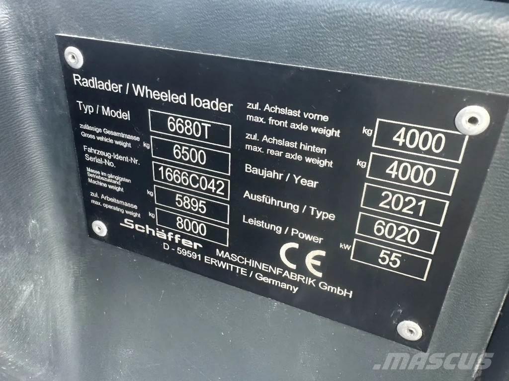 Schäffer 6080T Teleskopowe ładowarki kołowe