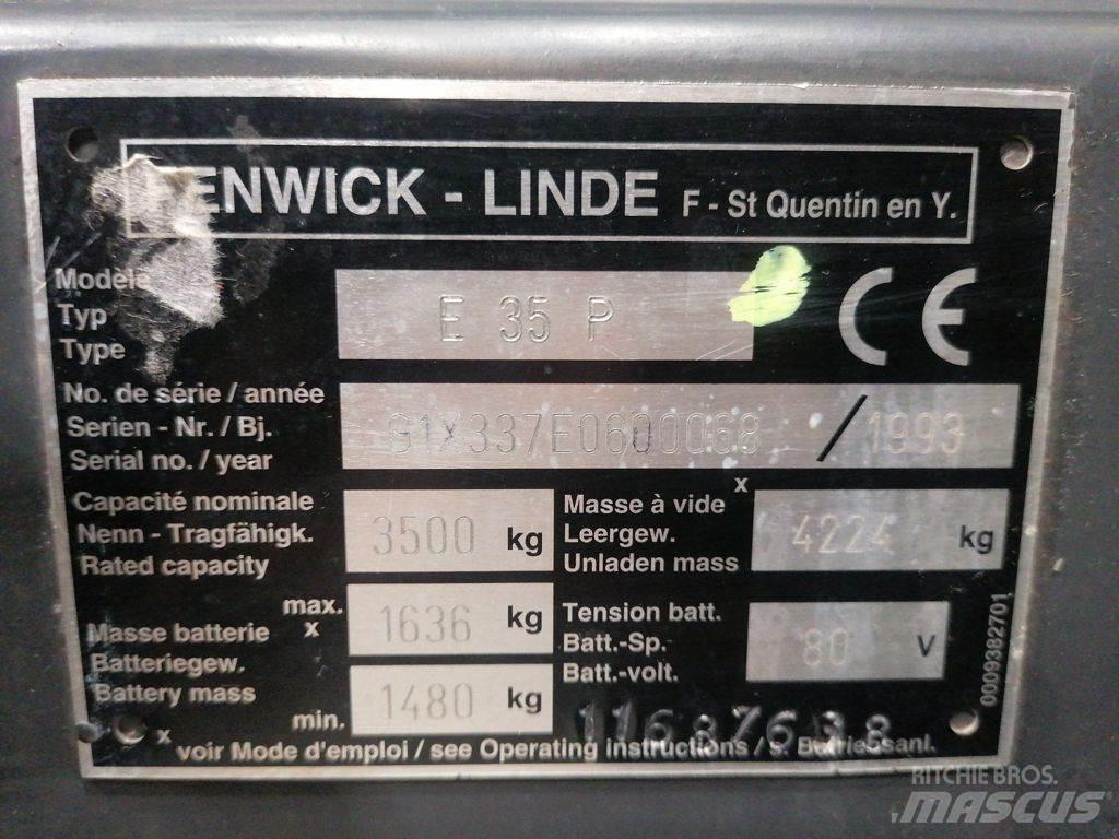 Linde E35P Wózki elektryczne