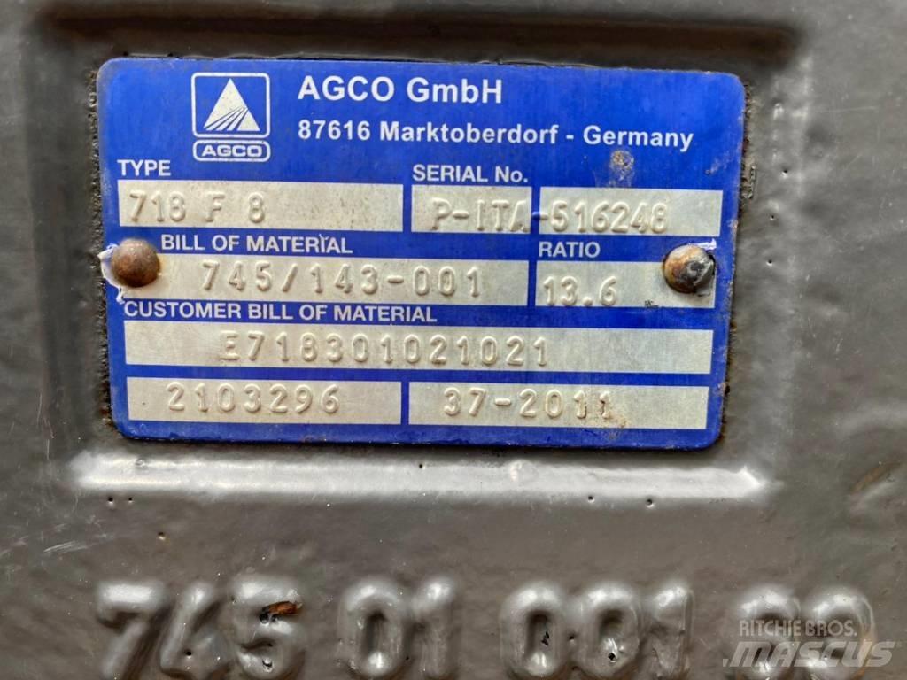 Fendt 820 FRONT AXLE Przekładnie