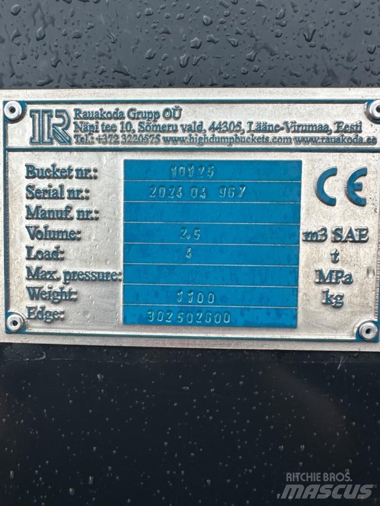  Andet Volvo skovl Łyżki do ładowarek