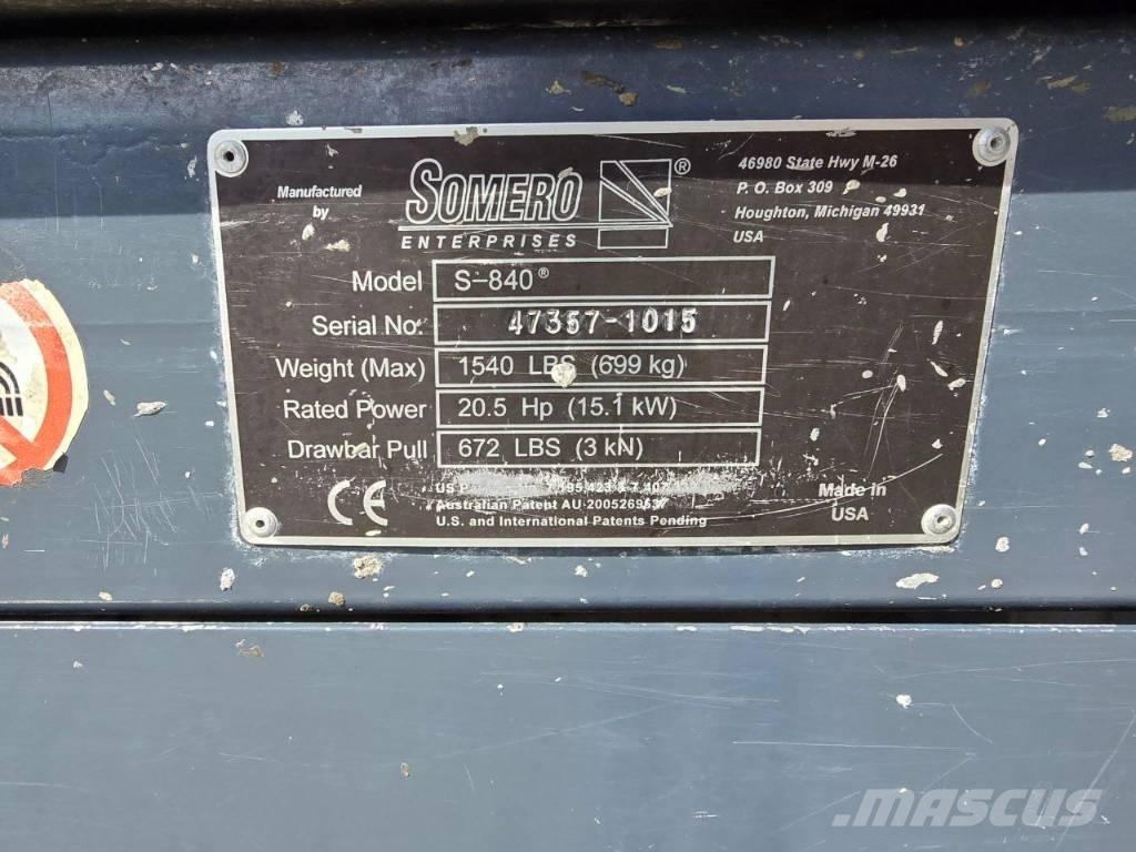 Somero S840 Wysięgniki do dystrybucji betonu
