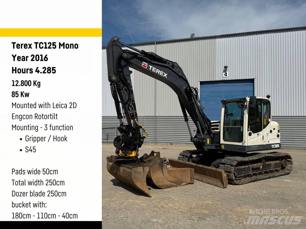 Terex Ecotec TC125 Midikoparki  7t - 12t