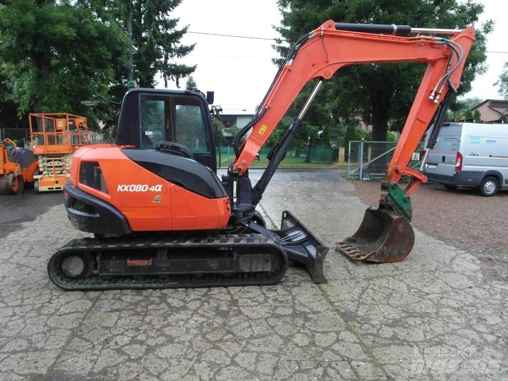 Kubota KX 080-4 Midikoparki  7t - 12t