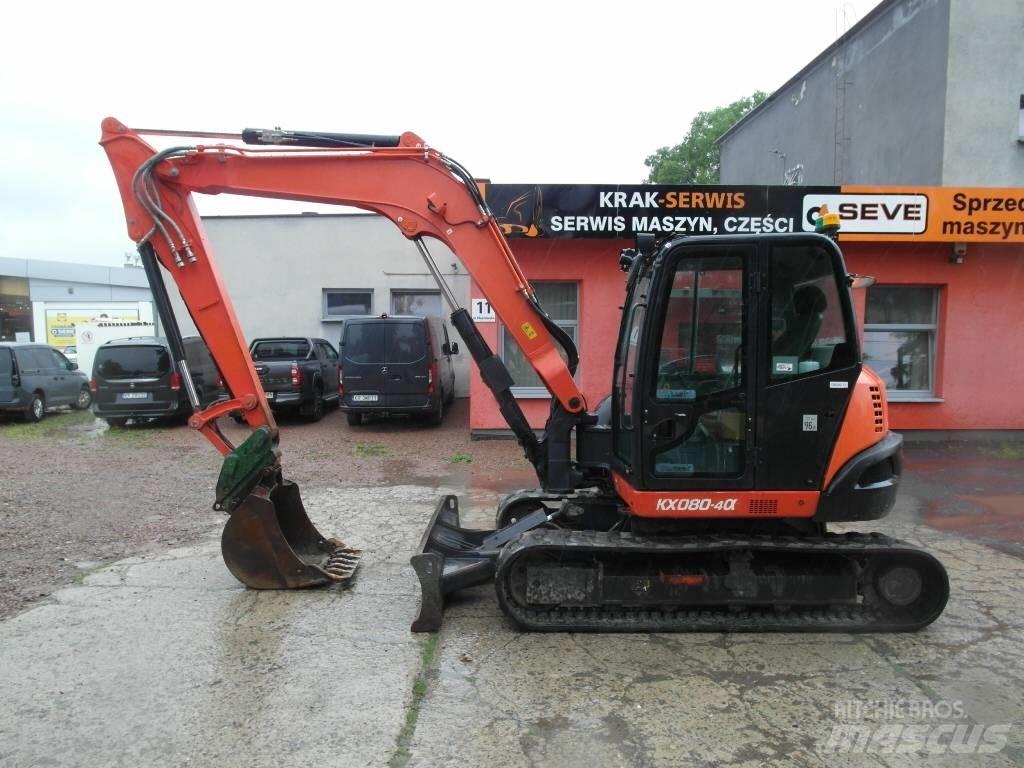 Kubota KX 080-4 Midikoparki  7t - 12t