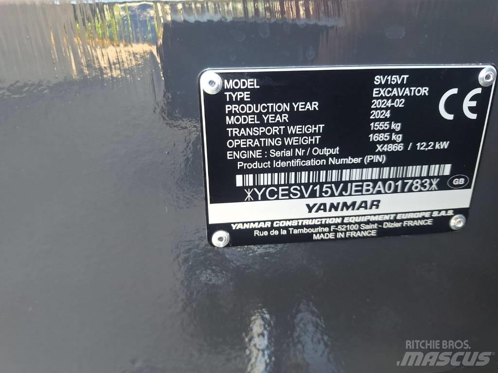 Yanmar SV 15 Minikoparki