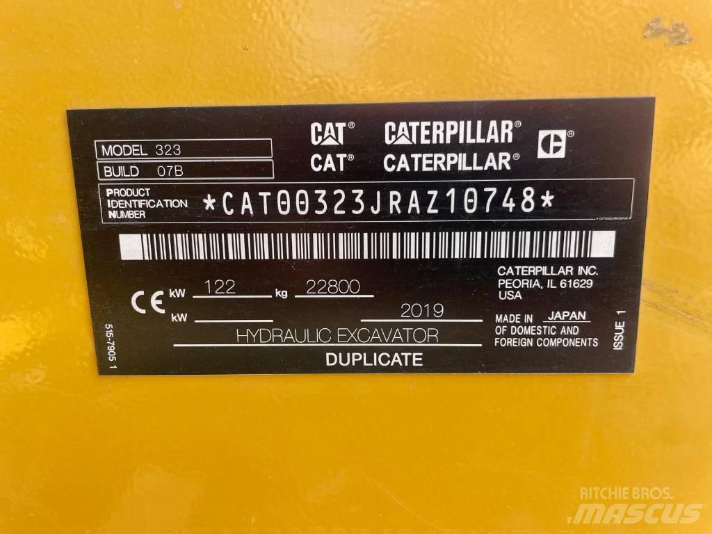 CAT 323NG Koparki gąsienicowe