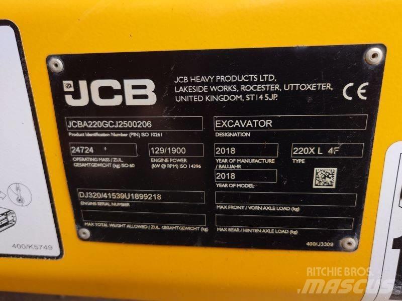 JCB 220 XL 4F Koparki gąsienicowe