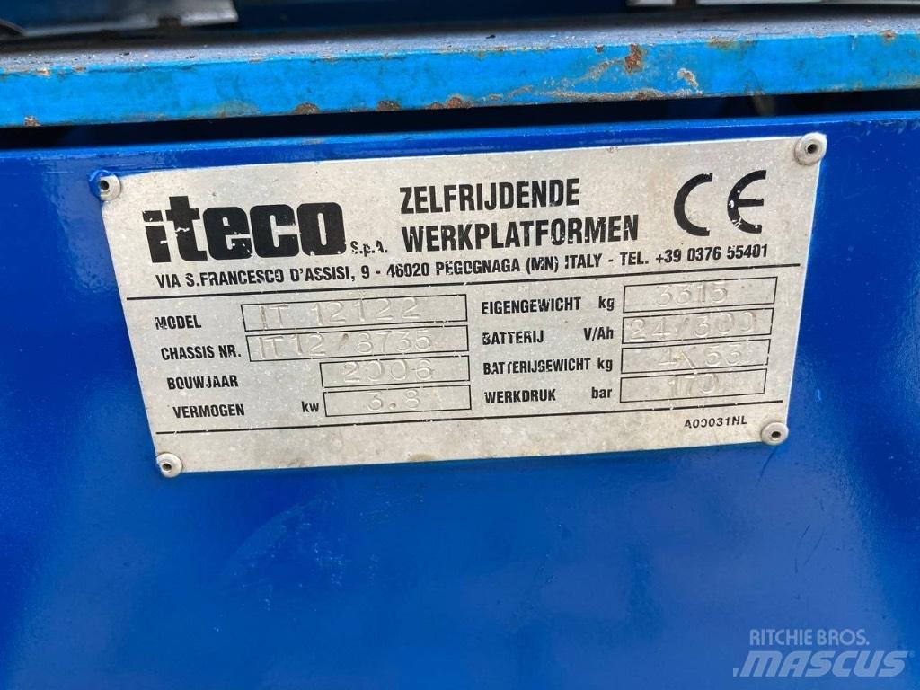 Iteco IT 12122 Podnośniki nożycowe