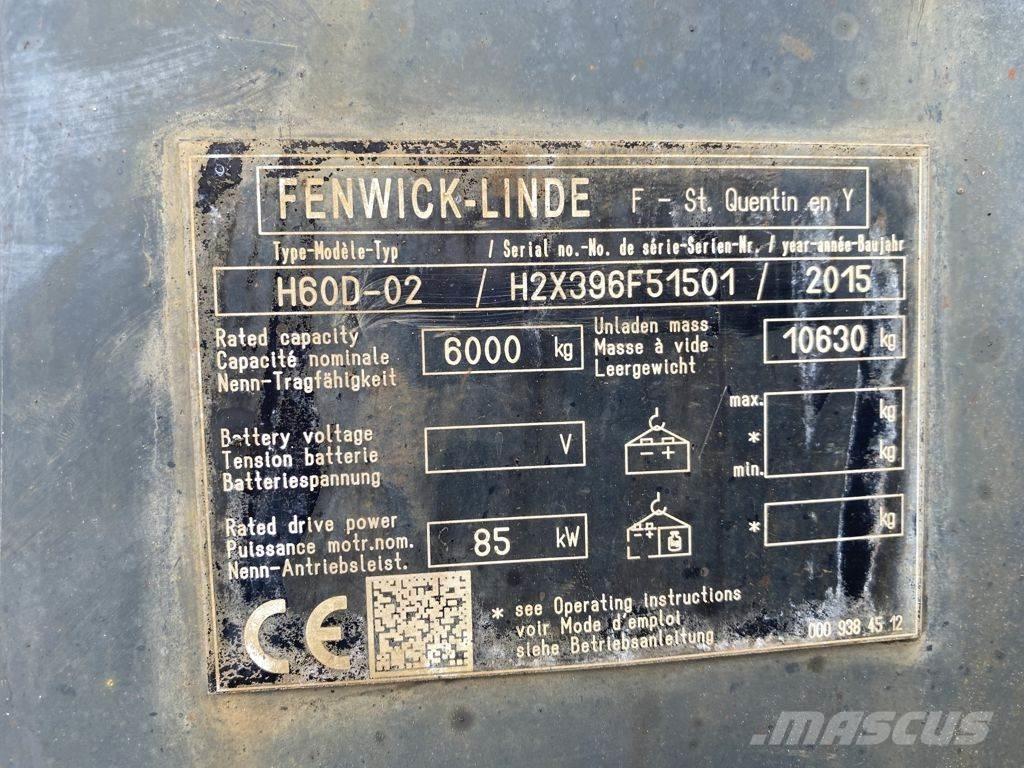 Linde H60D-02 Wózki Diesla