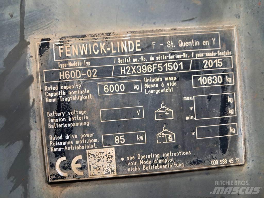 Linde H60D-02 Wózki Diesla