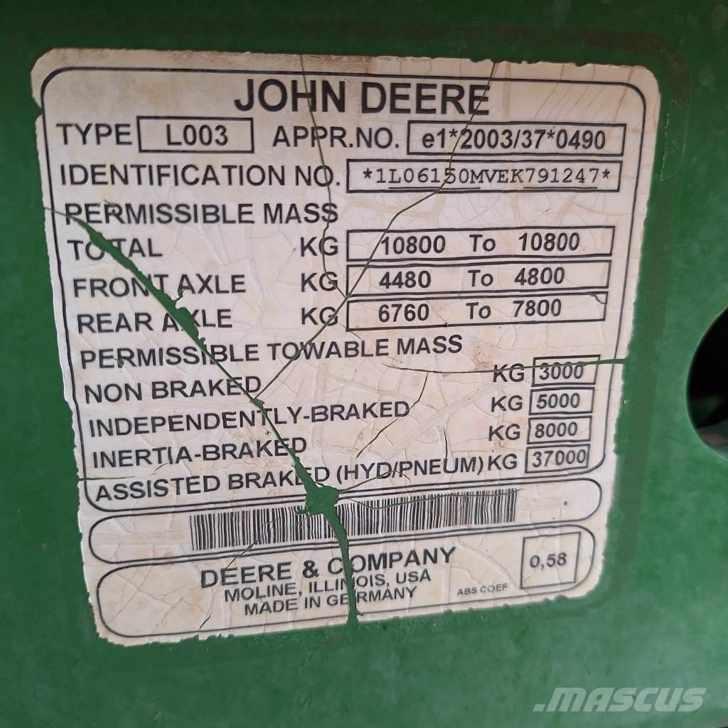John Deere 6150M Ciągniki rolnicze