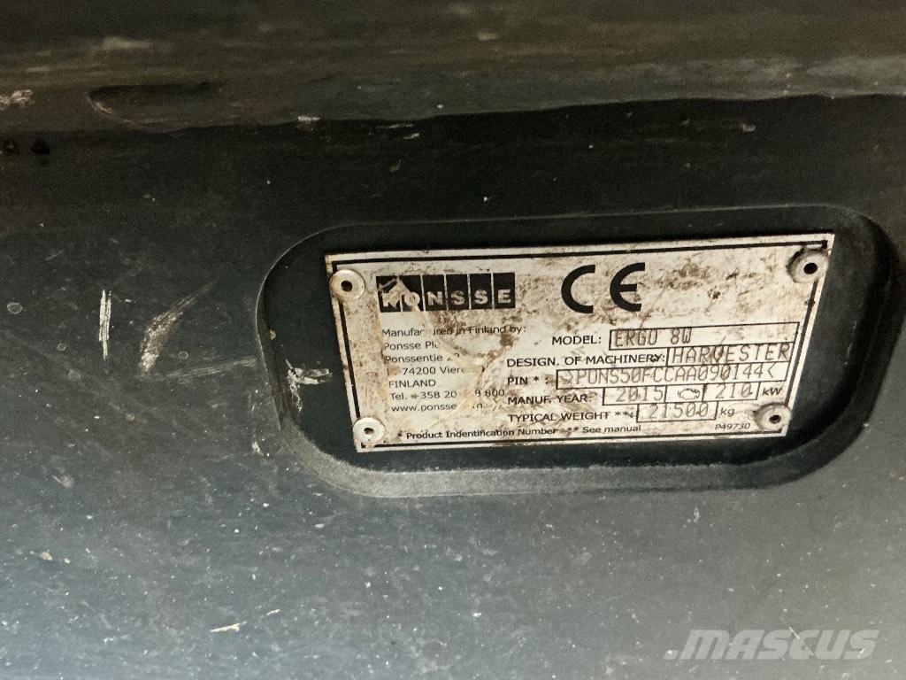 Ponsse ERGO 8W Harwestery