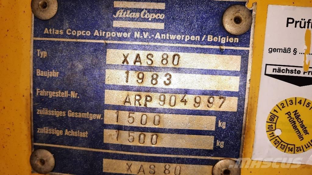 Atlas Copco XAS 80 Kompresory