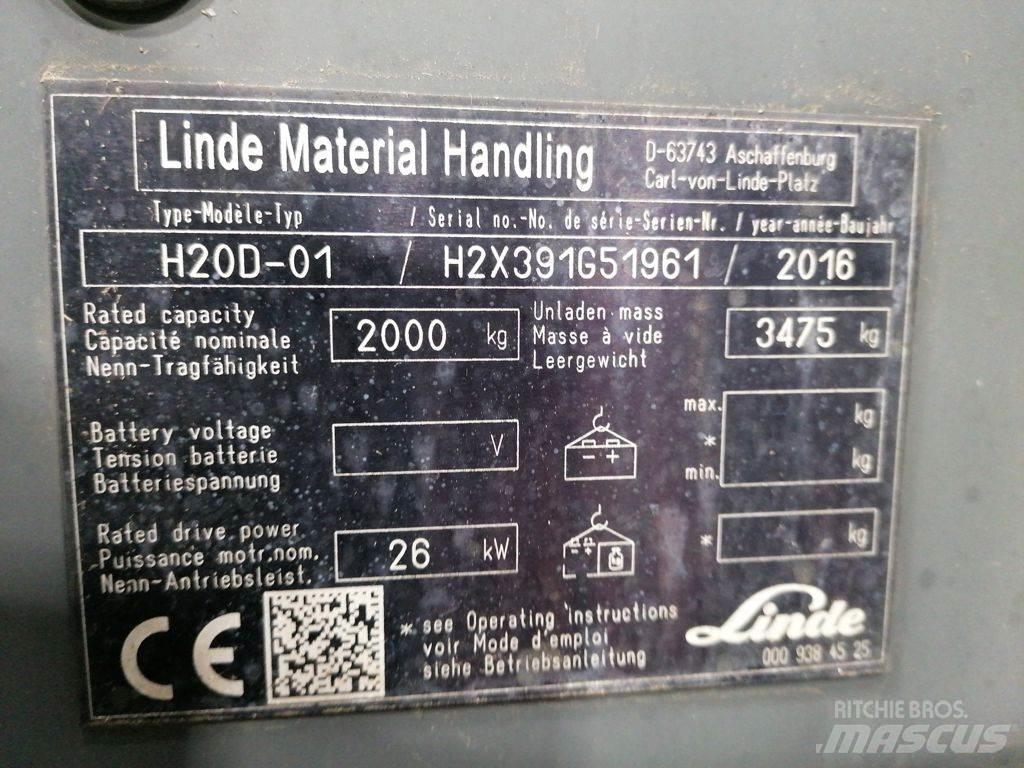 Linde H20D-01 Wózki Diesla