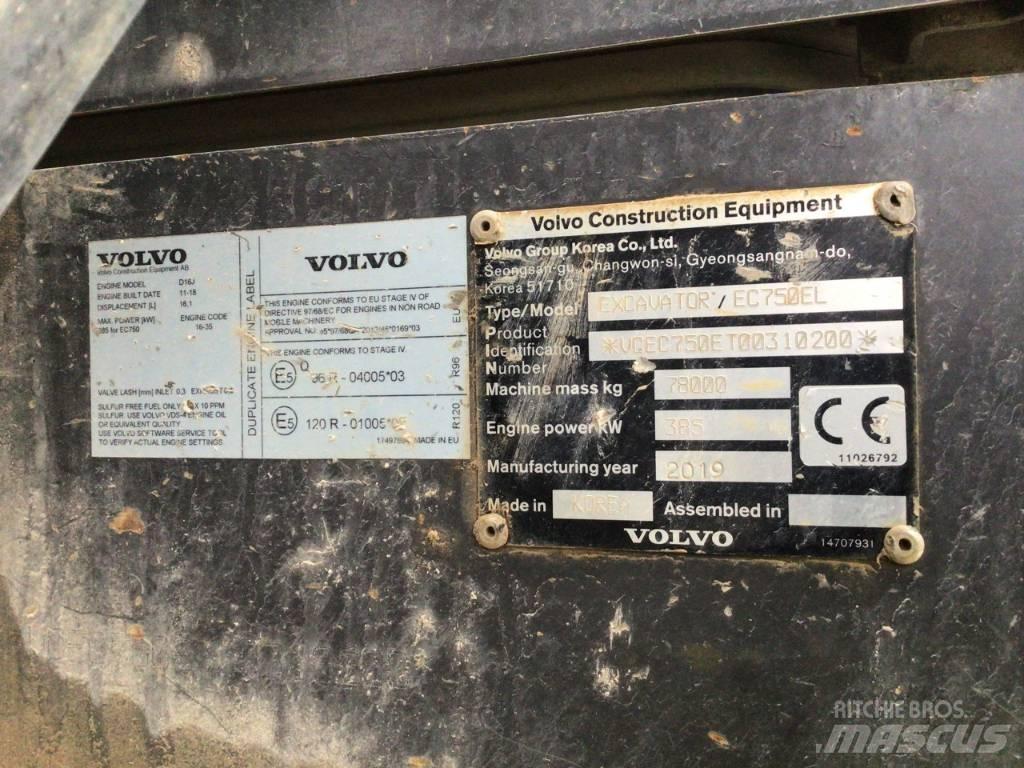Volvo EC 750 E Koparki gąsienicowe