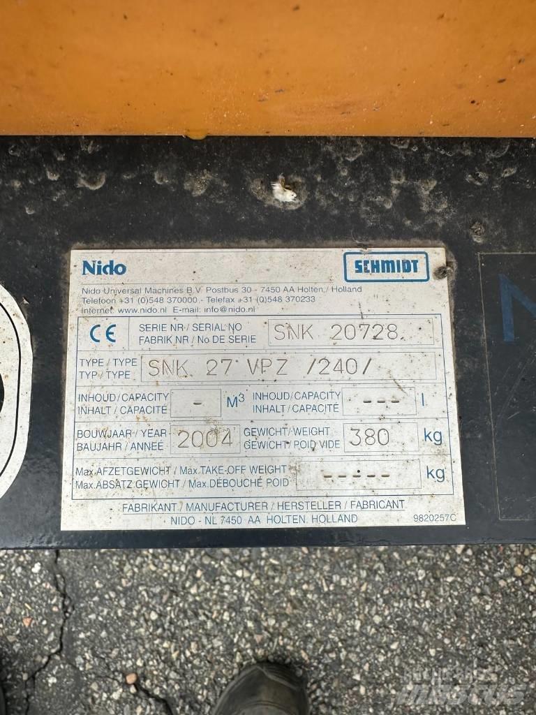 Nido SNK 27 VPZ Lemiesze i pługi śnieżne