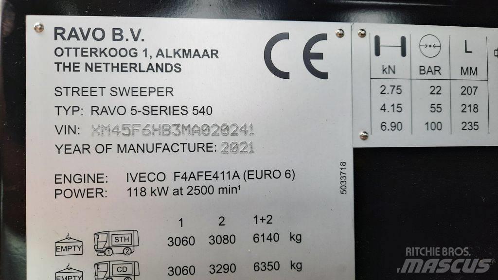 Ravo 540STH Zamiatarki - Zgarniarki - Odśnieżarki