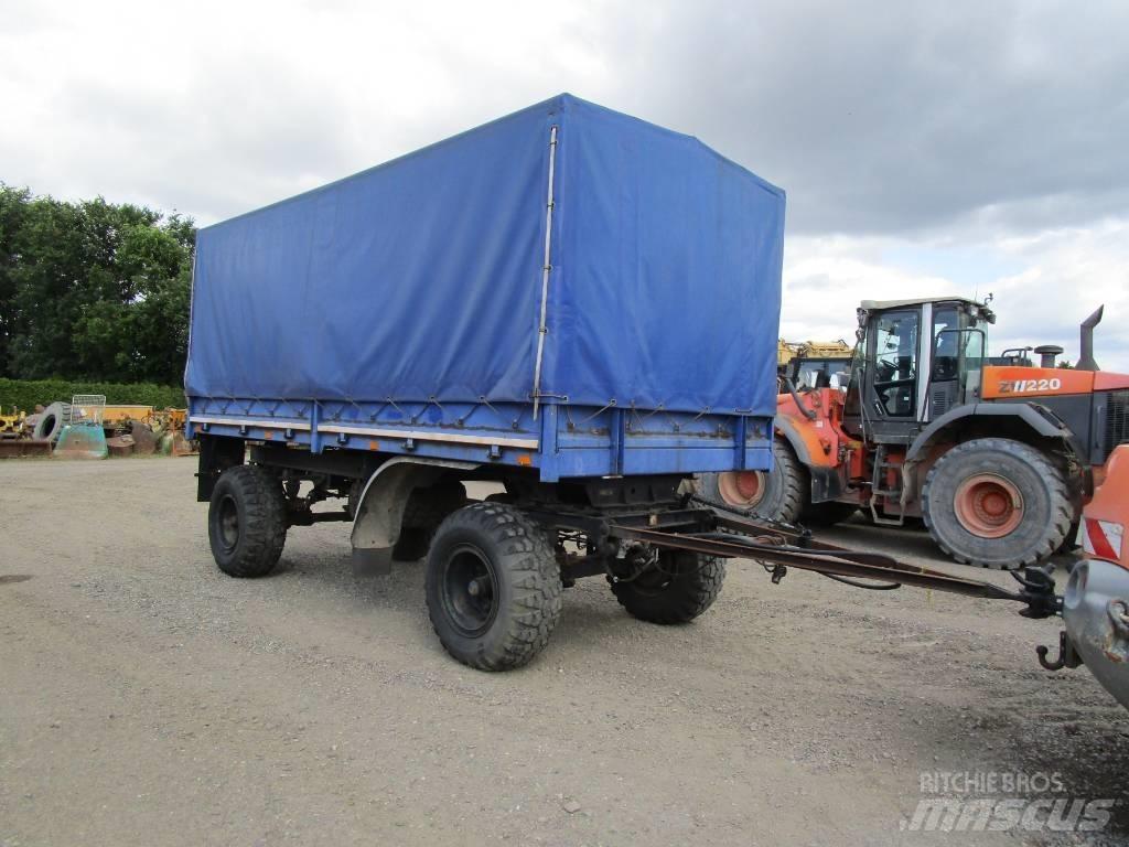 Werdau HW 80 , HL 5002 Platformy / Przyczepy z otwieranymi burtami