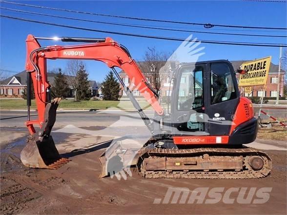 Kubota KX080-4 Koparki gąsienicowe