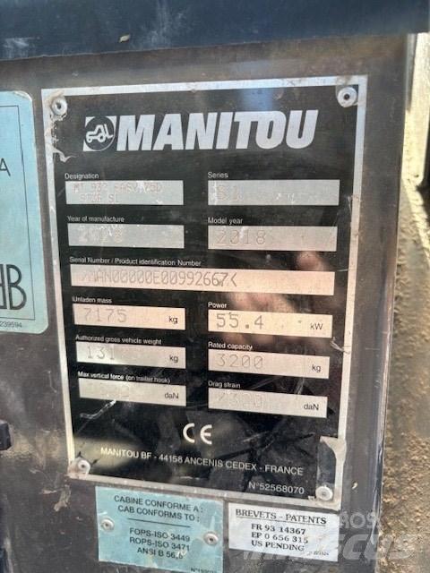 Manitou MT 932 Ładowarki teleskopowe