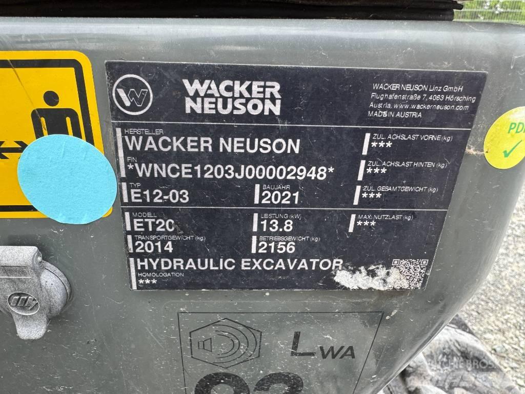 Wacker Neuson ET20 Koparki gąsienicowe