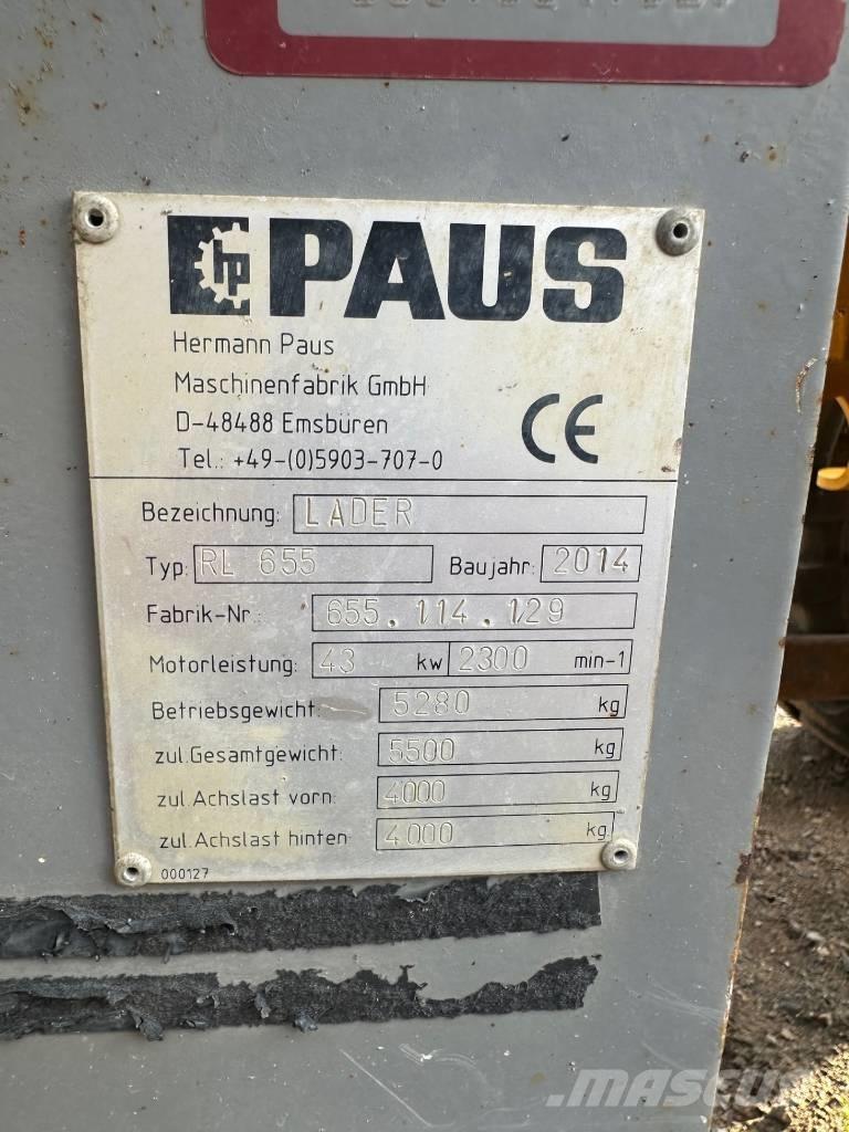 Paus RL 655 Ładowarki kołowe