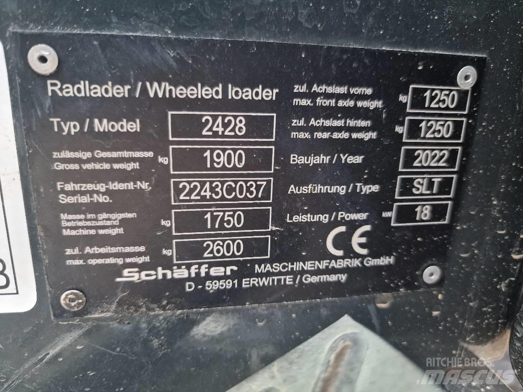 Schäffer 2428 SLT Ładowarki kołowe