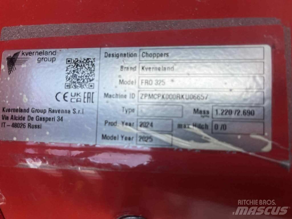 Kverneland FRO 325 Kosiarki łąkowe i wykaszarki