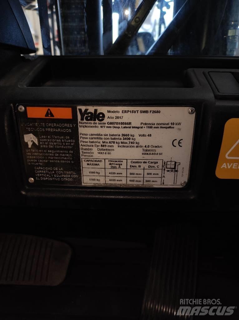 Yale ERP15VT SWB Wózki elektryczne