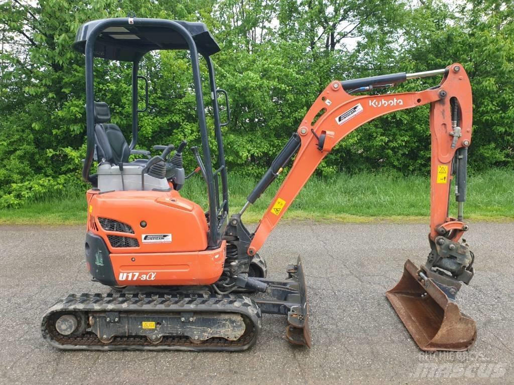 Kubota U 17-3a Minikoparki