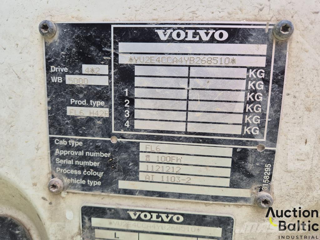 Volvo FL6 Ciężarówki typu Platforma / Skrzynia