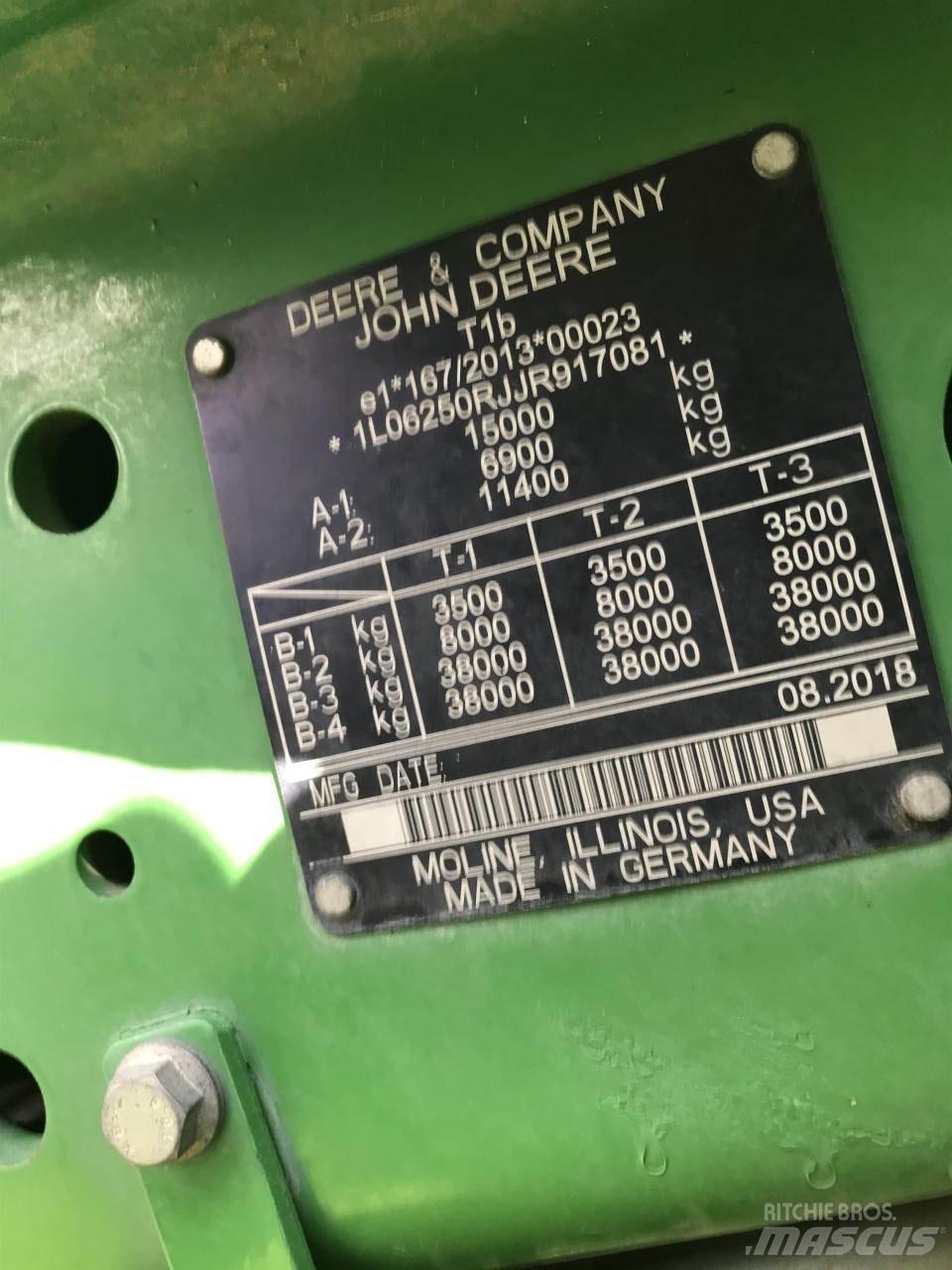 John Deere 6250R Ciągniki rolnicze