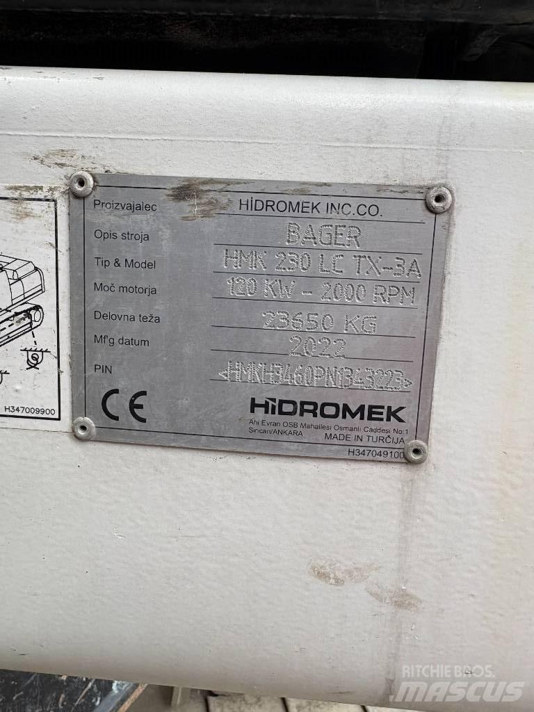 Hidromek 230 LC TX Koparki wyburzeniowe