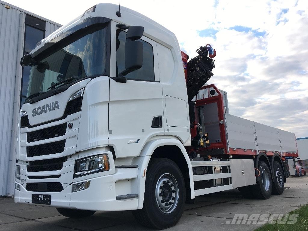 Scania R 500 LB Żurawie samochodowe