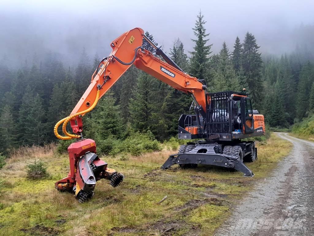 Doosan DX 210 W Koparki leśne