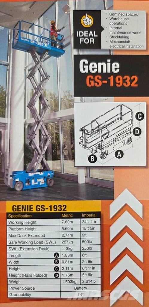 Genie GS 1932 Podnośniki nożycowe
