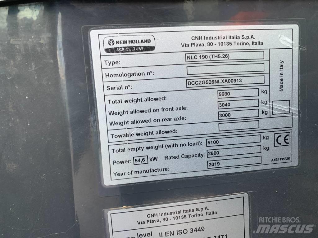 New Holland TH5.26 Ładowarki teleskopowe
