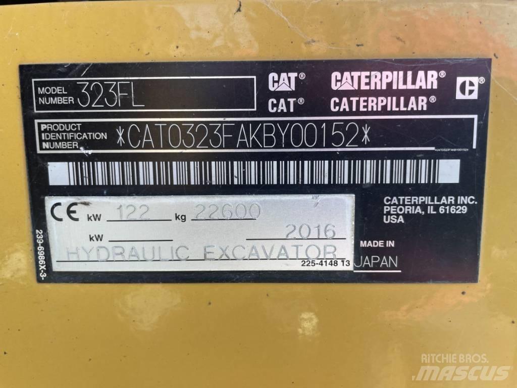 CAT 323F L Koparki gąsienicowe