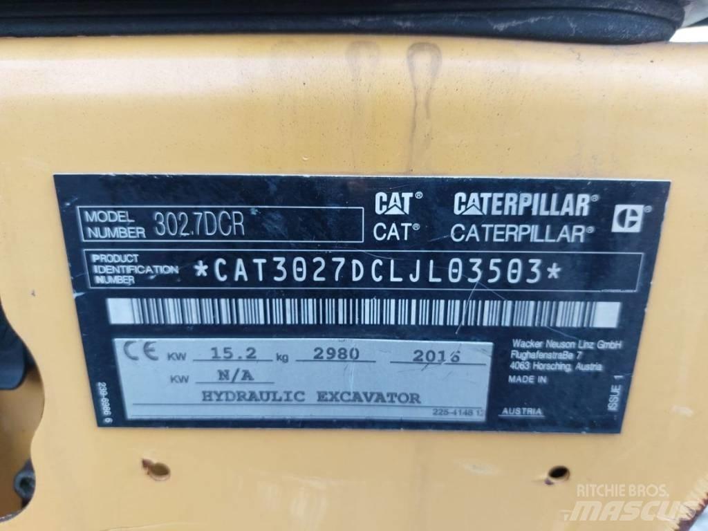 CAT 302.7 D CR Minikoparki