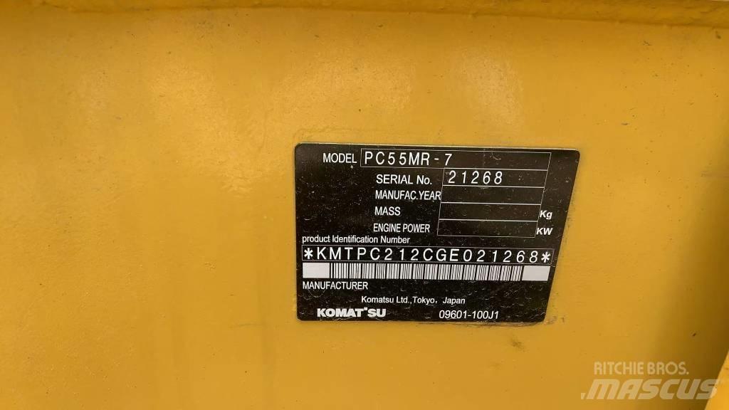 Komatsu PC 55 MR Koparki gąsienicowe