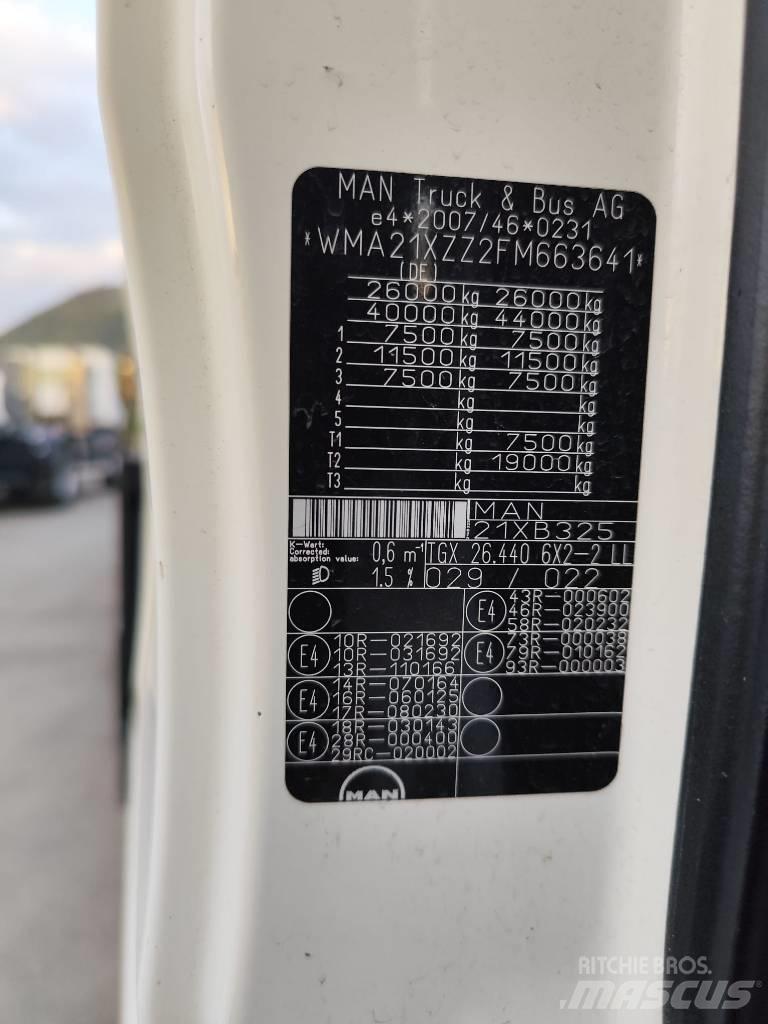 MAN TGX 26.440 Lawety / pojazdy z wciągarką